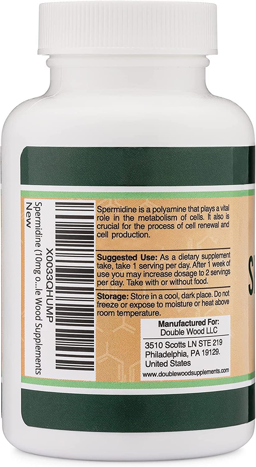 Spermidine Supplement 10mg  120 Capsules