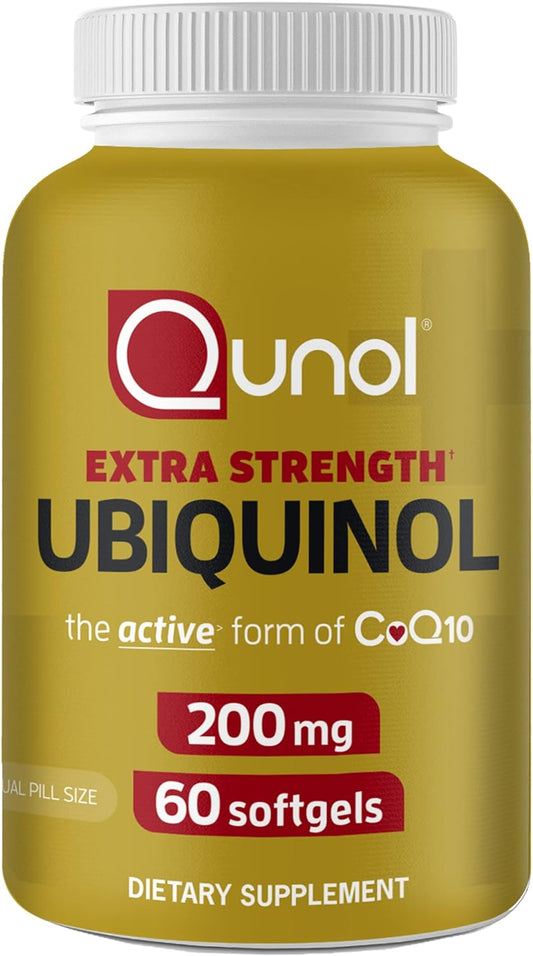 Qunol Ubiquinol CoQ10 200mg Softgels, 60 count