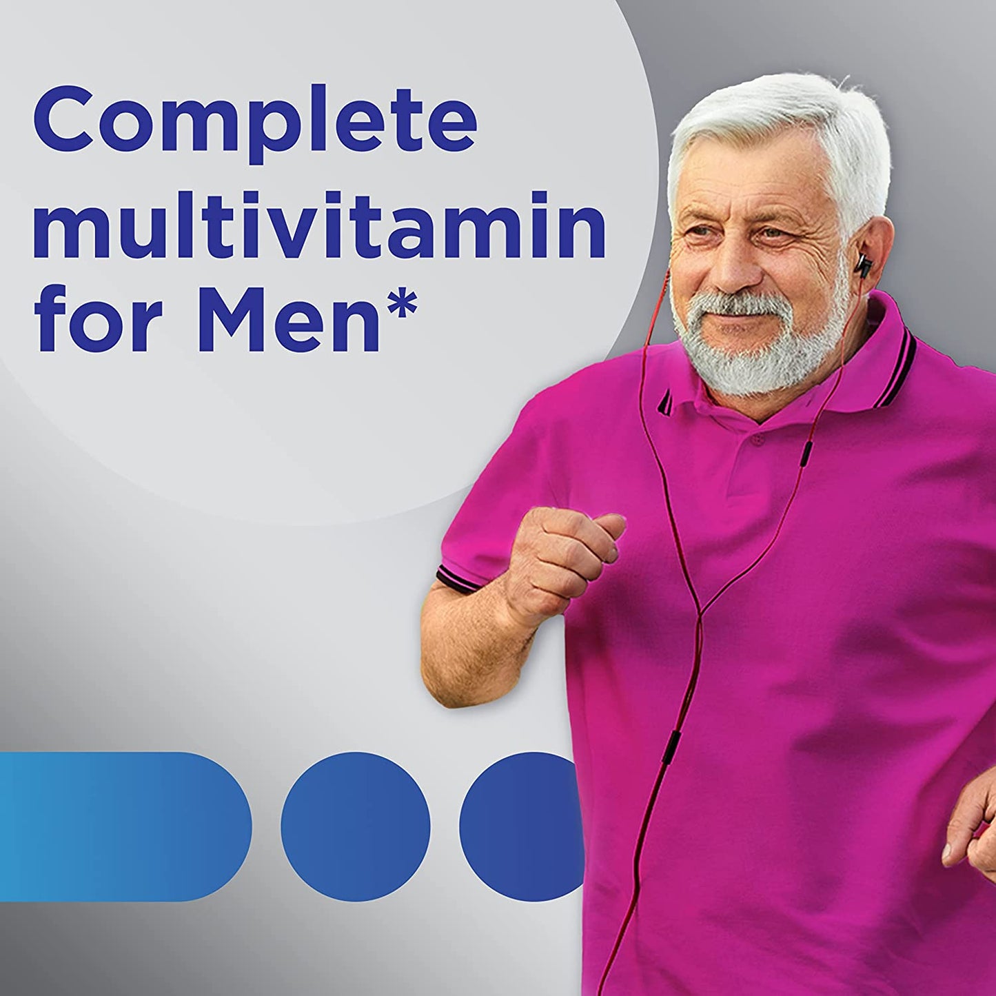 Centrum Silver Multivitamin for Men 50 Plus, Multimineral Supplement,- 100 Ct