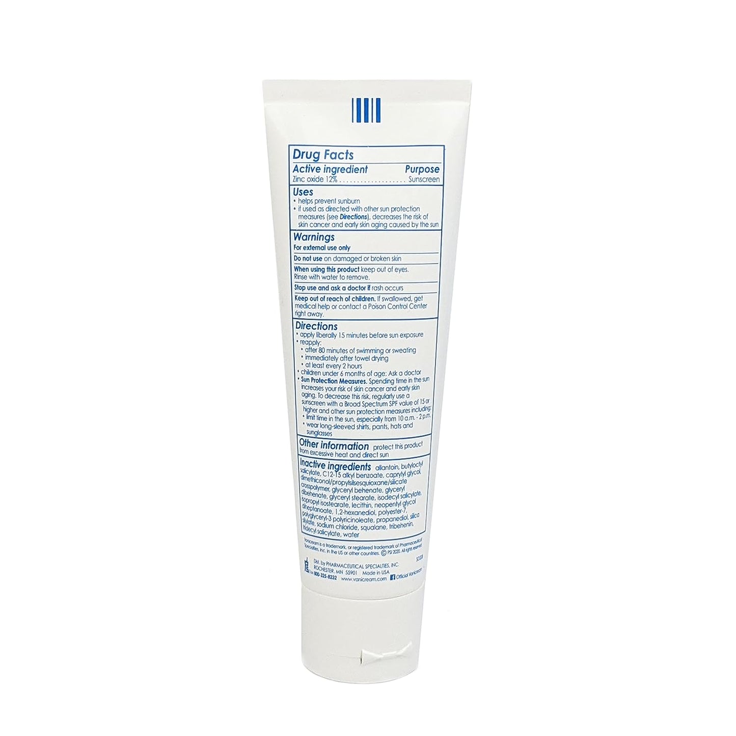 Vanicream Sunscreen Broad Spectrum SPF 50+ oz