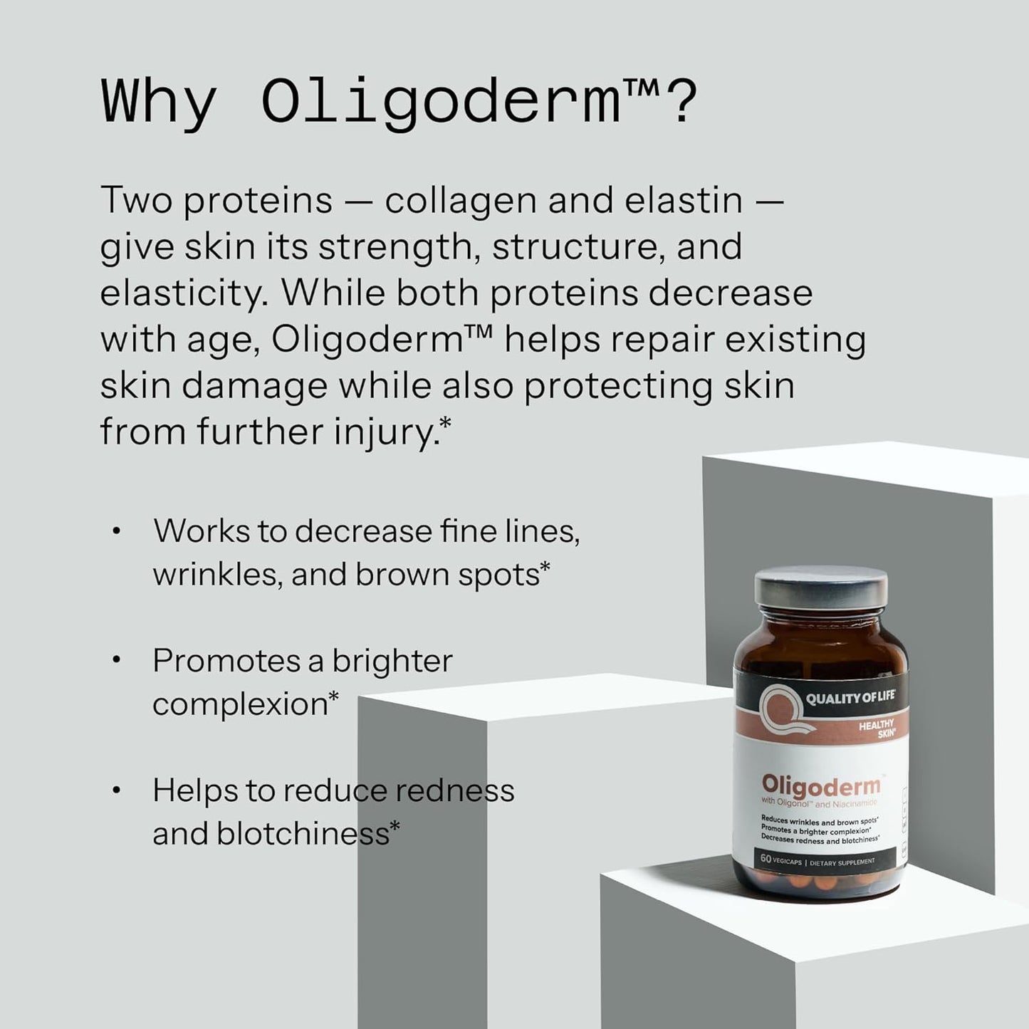 Quality of Life - Oligoderm  - 60 Capsules