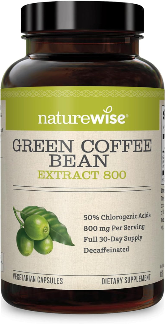 NatureWise Green Coffee Bean 60 Count