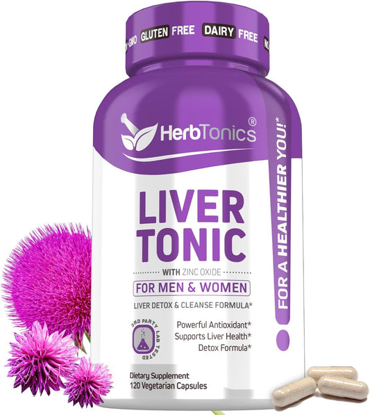 Liver Cleanse Detox & Repair Formula with Milk Thistle - 120 count