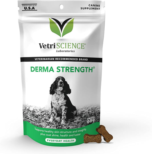 VetriScience Derma Strength Healthy Skin and Coat 70  Chews