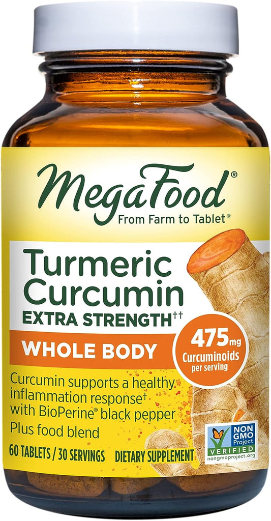 MegaFood Turmeric Curcumin Extra Strength 60 tablets