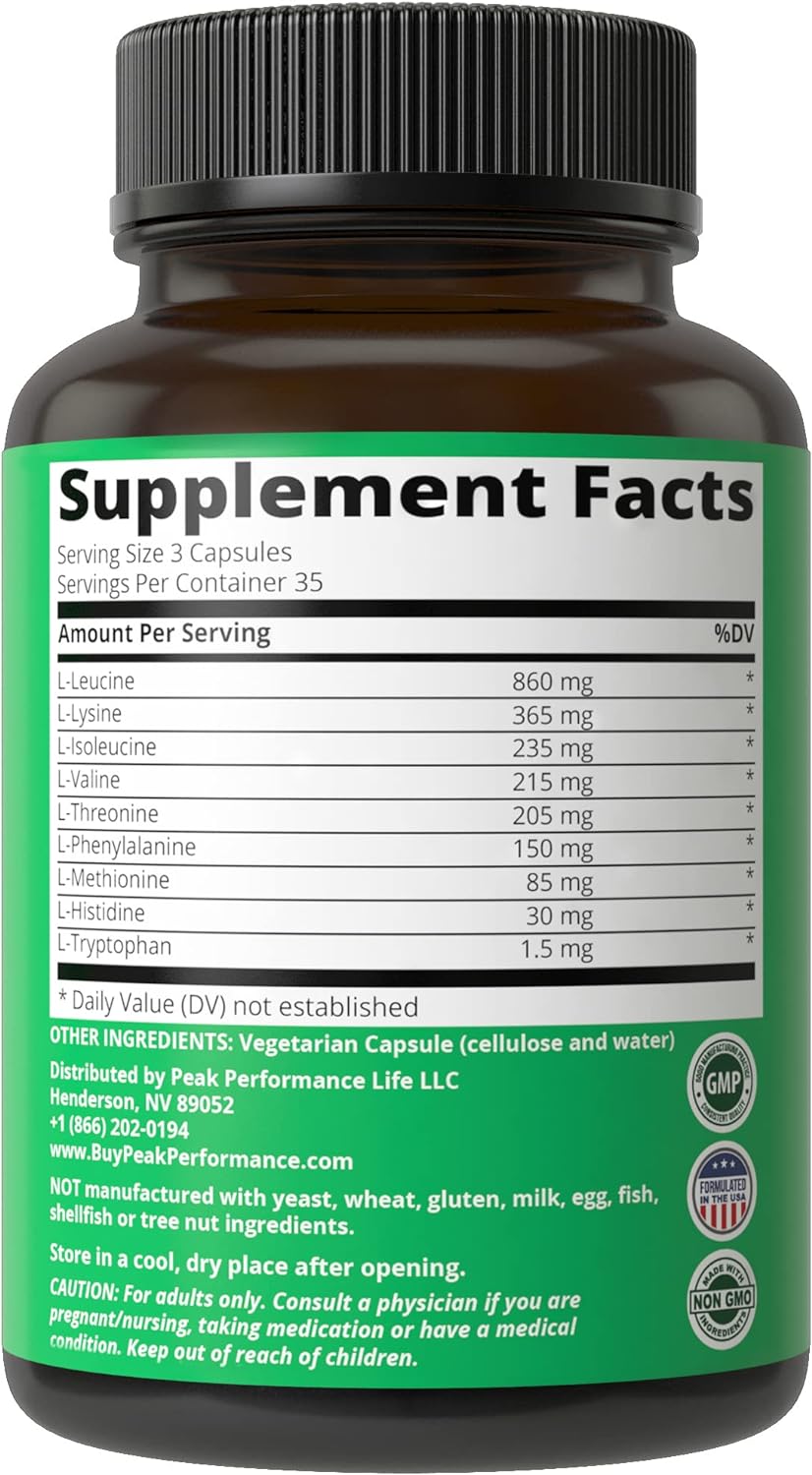 All 9 Essential Amino Acids Supplement