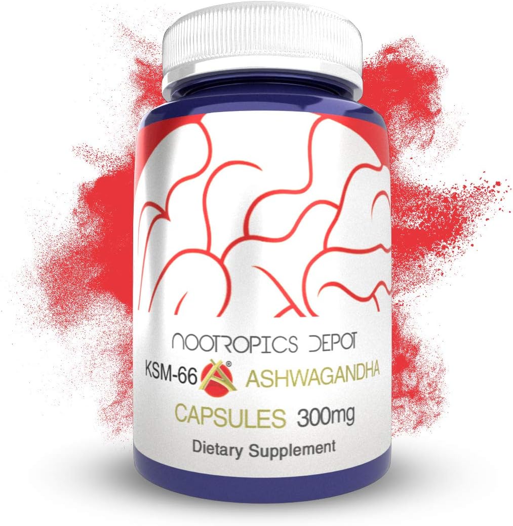 Nootropics Depot KSM-66 Ashwagandha  180 Capsules