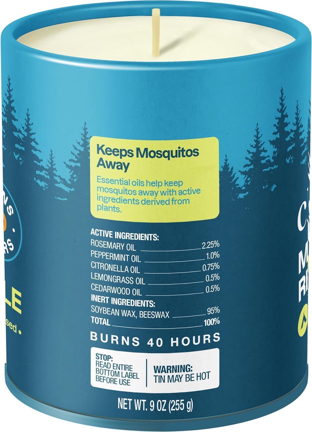 Cliganic Mosquito Repellent Candle (9oz)