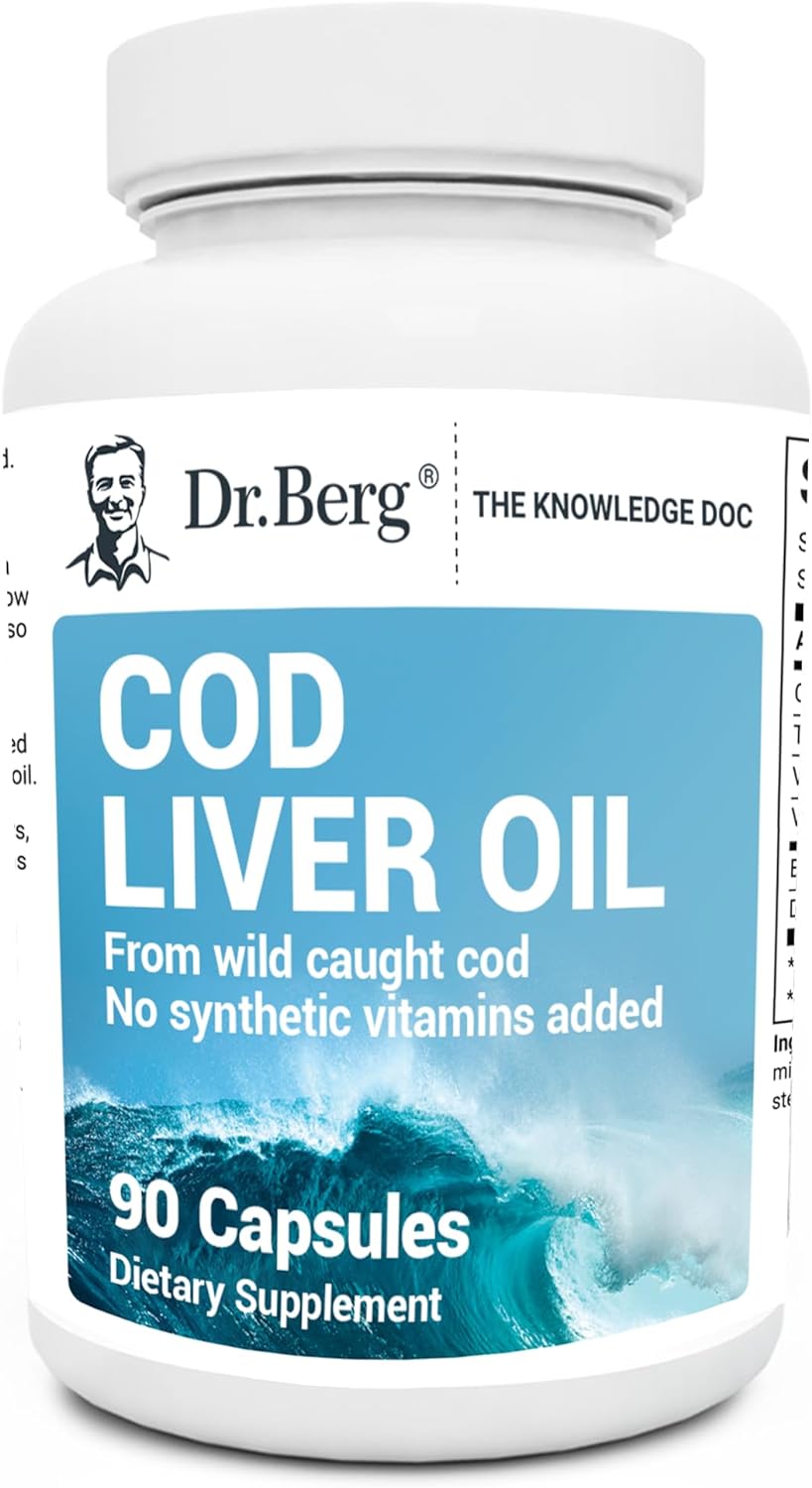 Dr. Berg Cod Liver Oil  90 Capsules