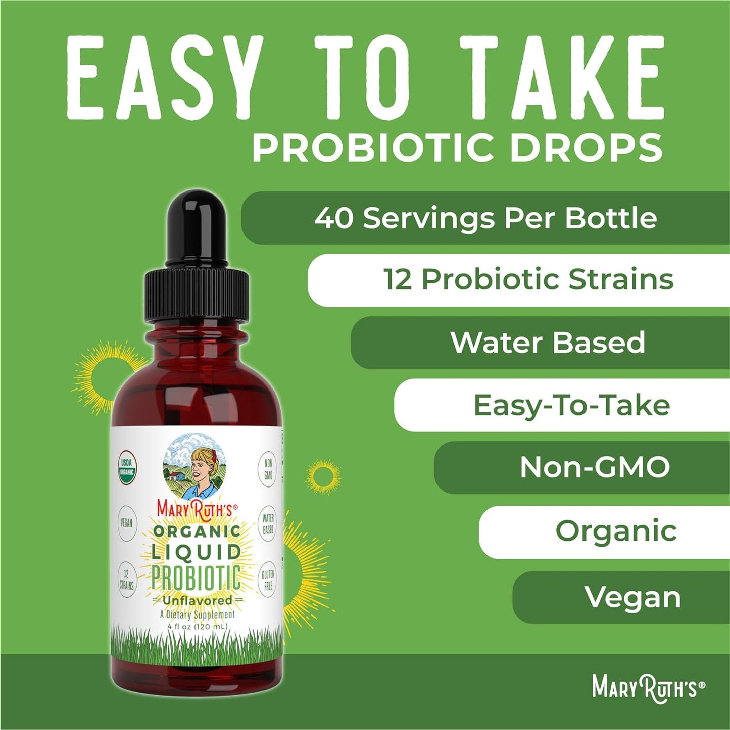 MaryRuth's USDA Organic Liquid Probiotics