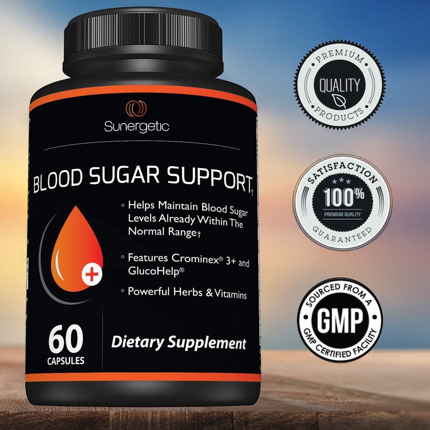 Premium Blood Sugar Support Supplement ,60 Capsules