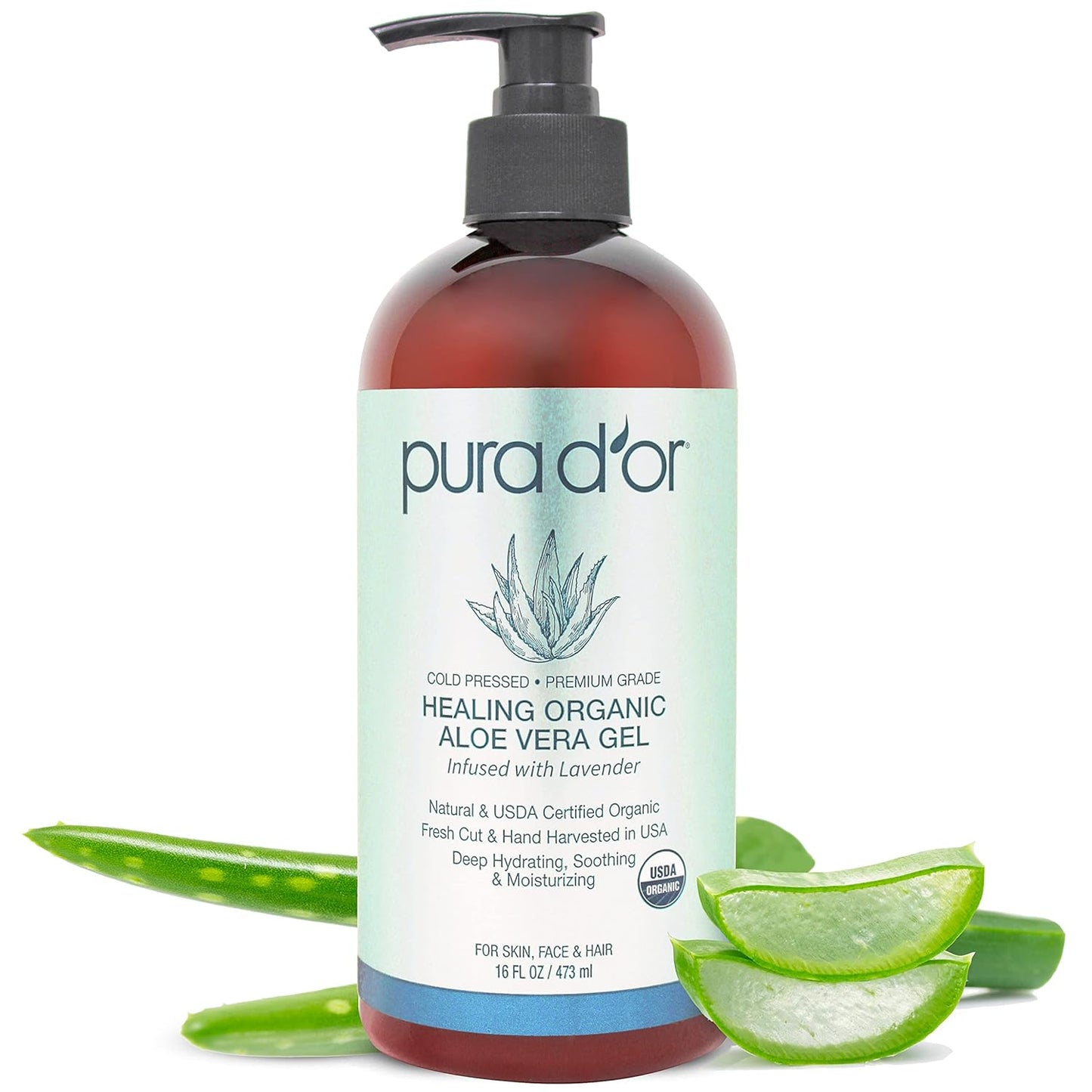 PURA D'OR Organic Aloe Vera Gel