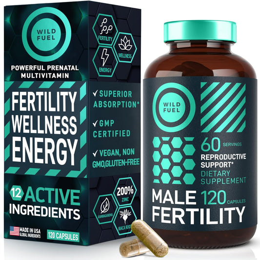 Fertility Supplements For Men Prenatal Vitamin -120 Capsules