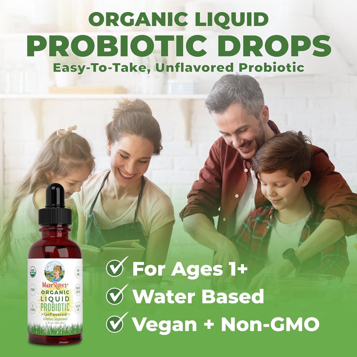 MaryRuth's USDA Organic Liquid Probiotics