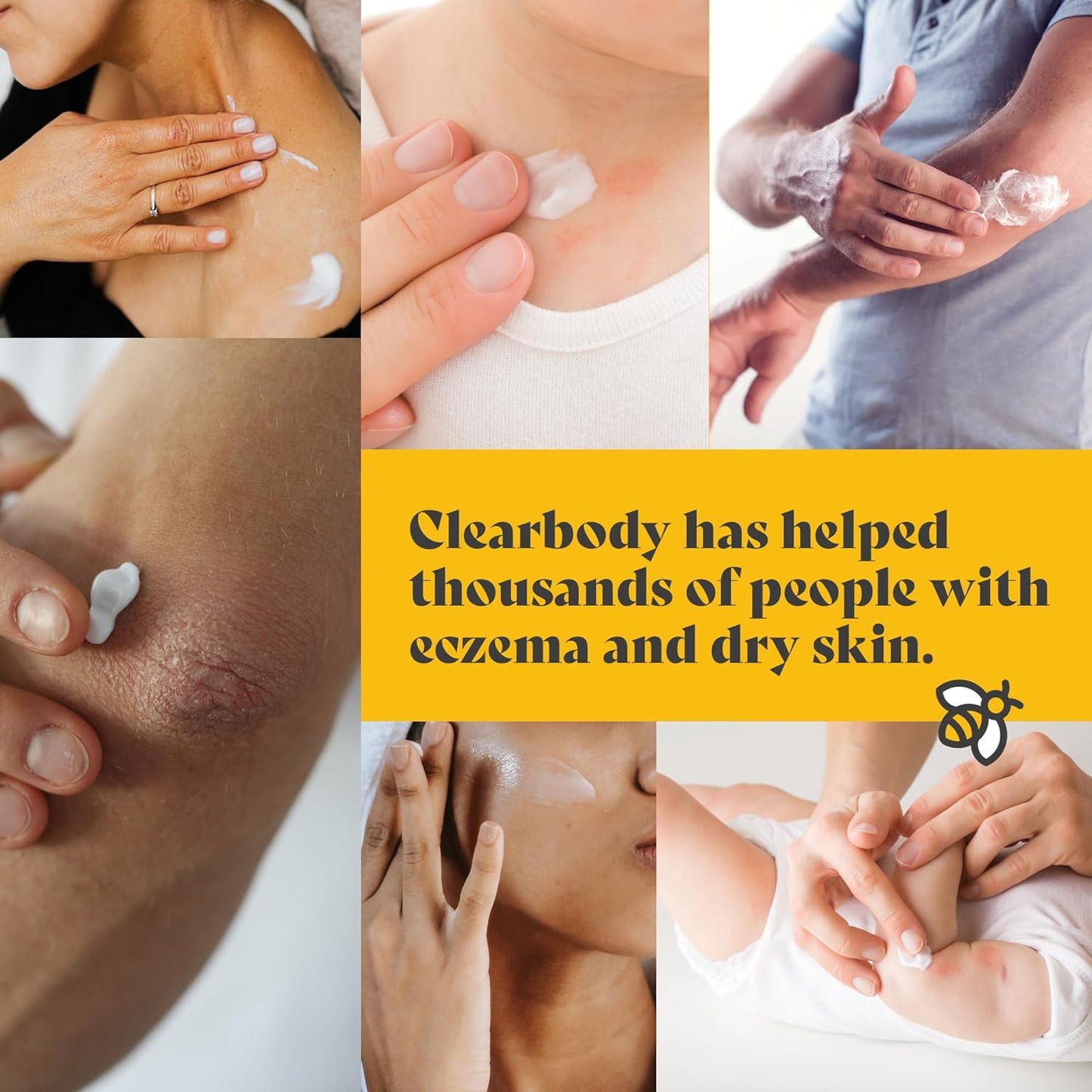 Clearbody Organics 4 oz. Manuka Honey Cream  with Colloidal Oatmeal