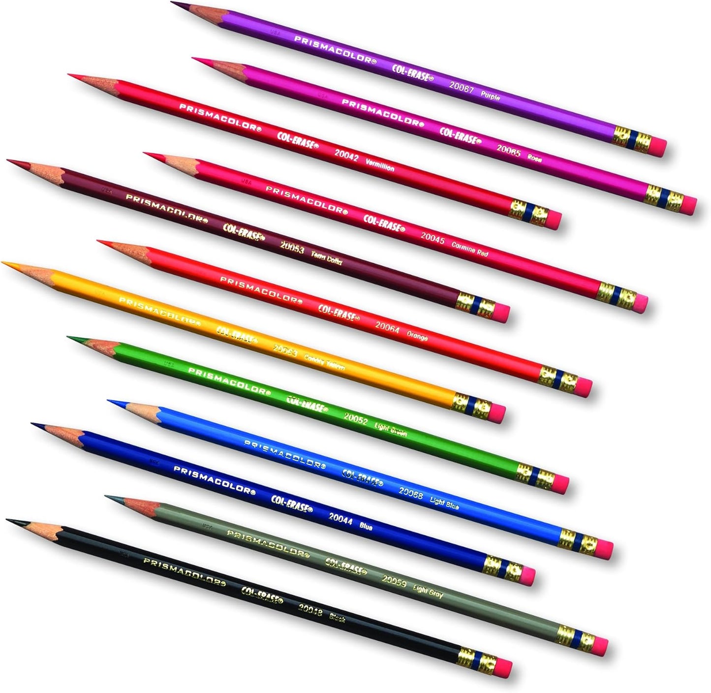 Prismacolor Col-Erase Erasable Colored Pencils, 24 Pack