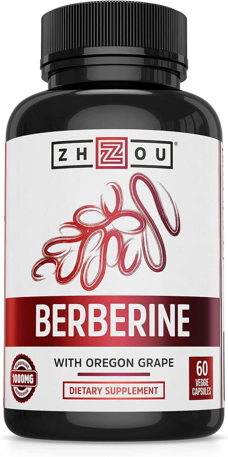 Zhou Nutrition Berberine Supplement 60 capsules