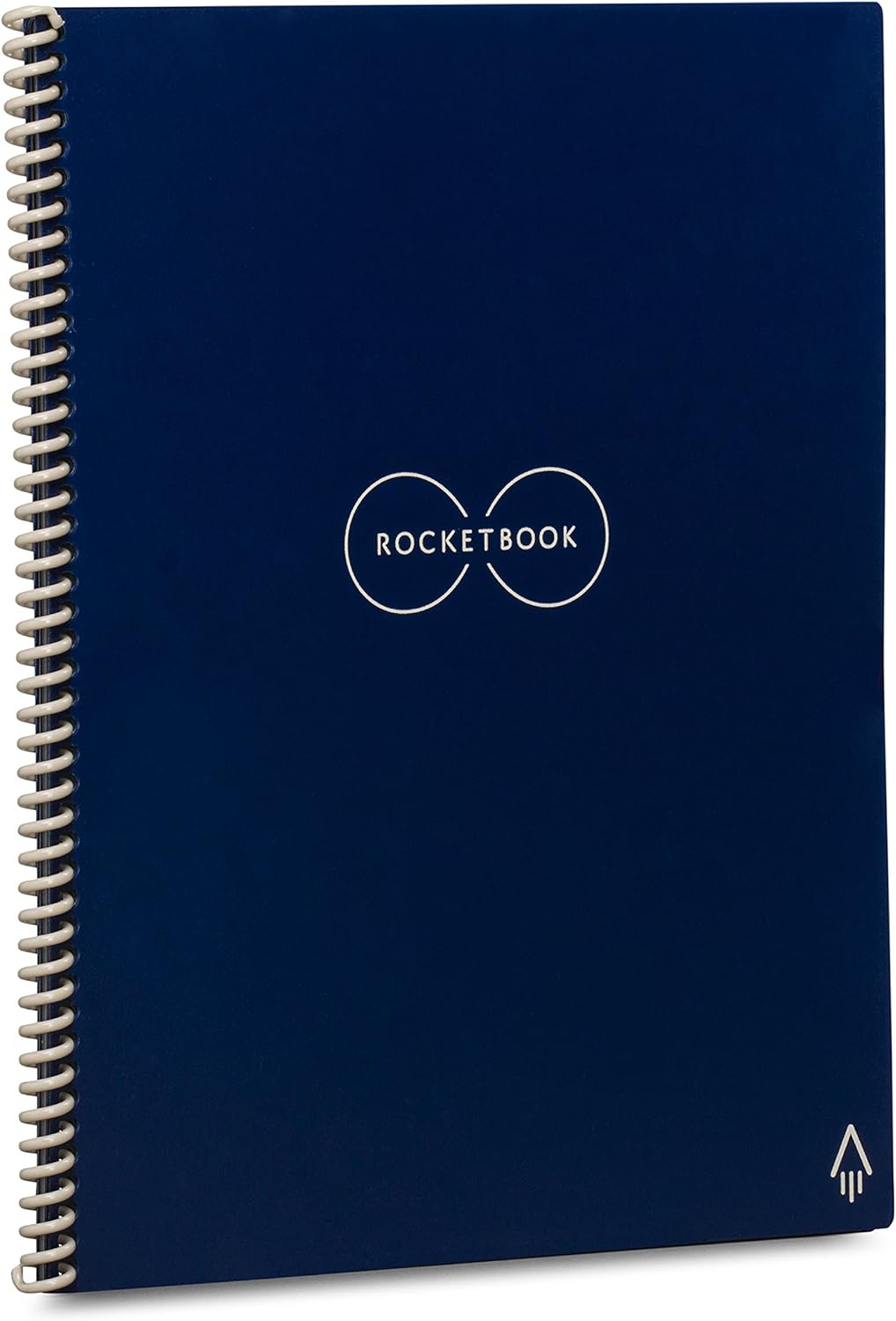 Rocketbook Core Reusable Smart Notebook Dotted, 8.5" x 11", 32 Pg, Midnight Blue, with Pen, Cloth, and App Included