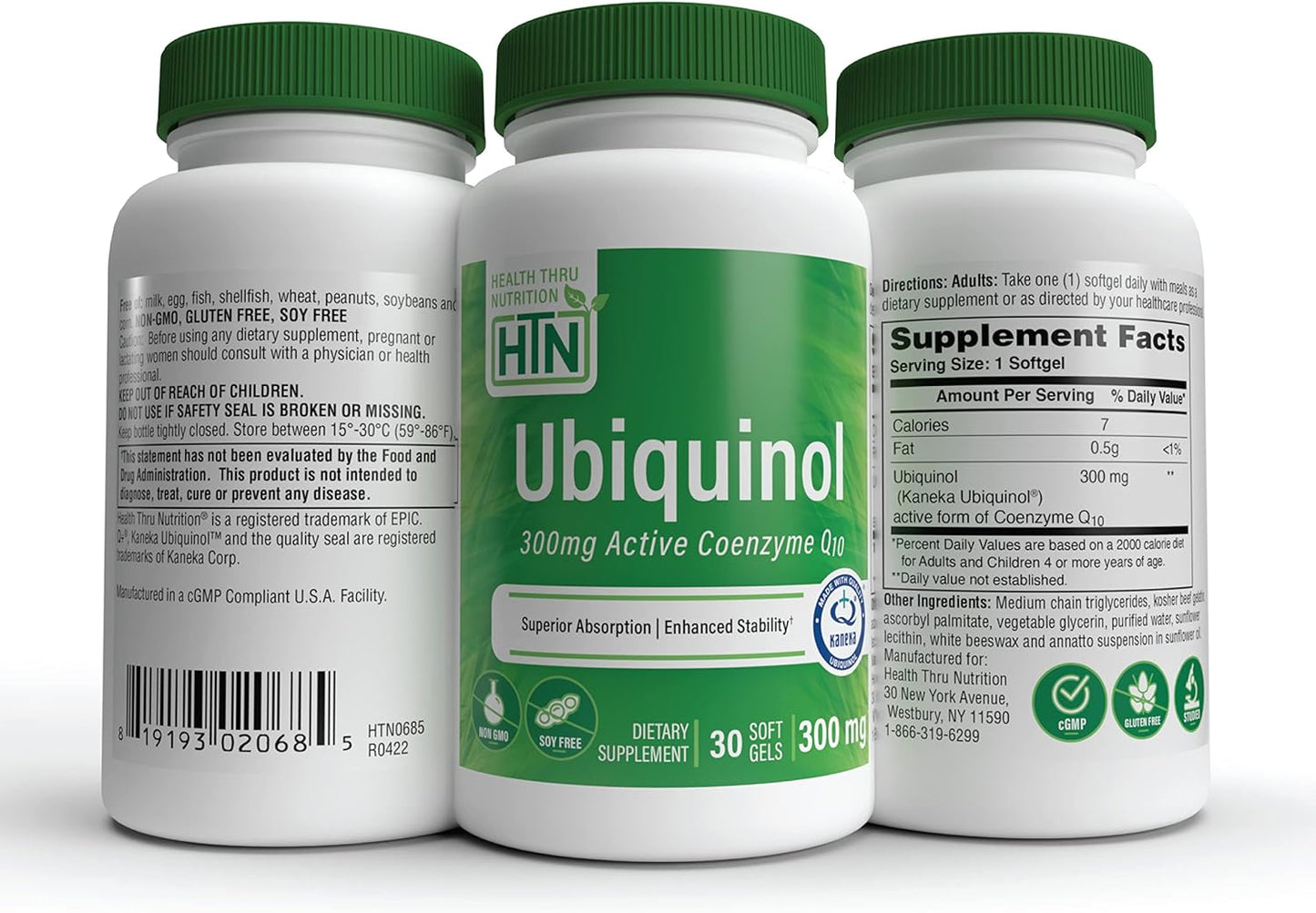 Health Thru Nutrition Ubiquinol Pack of 30