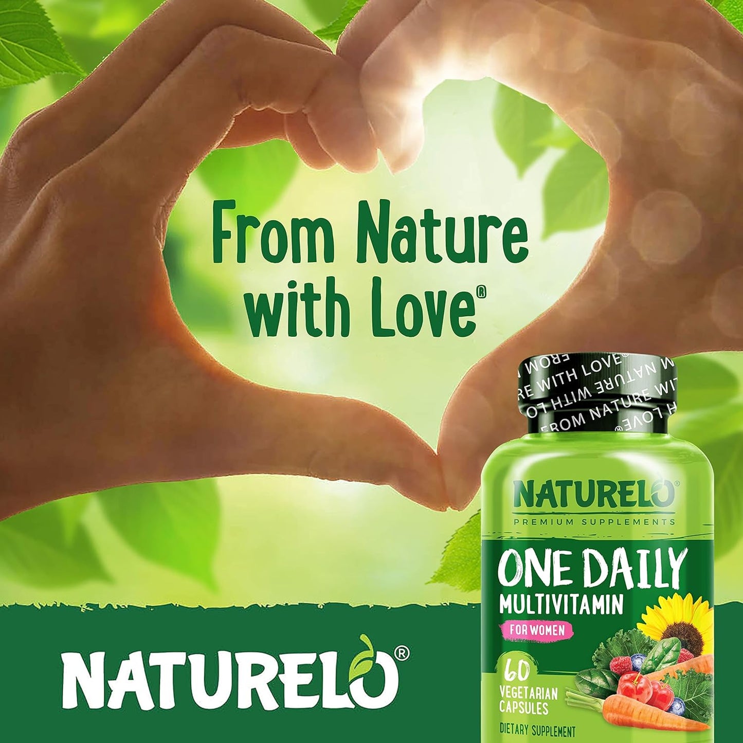 NATURELO One Daily Multivitamin for Women - Energy Support -60 capsule