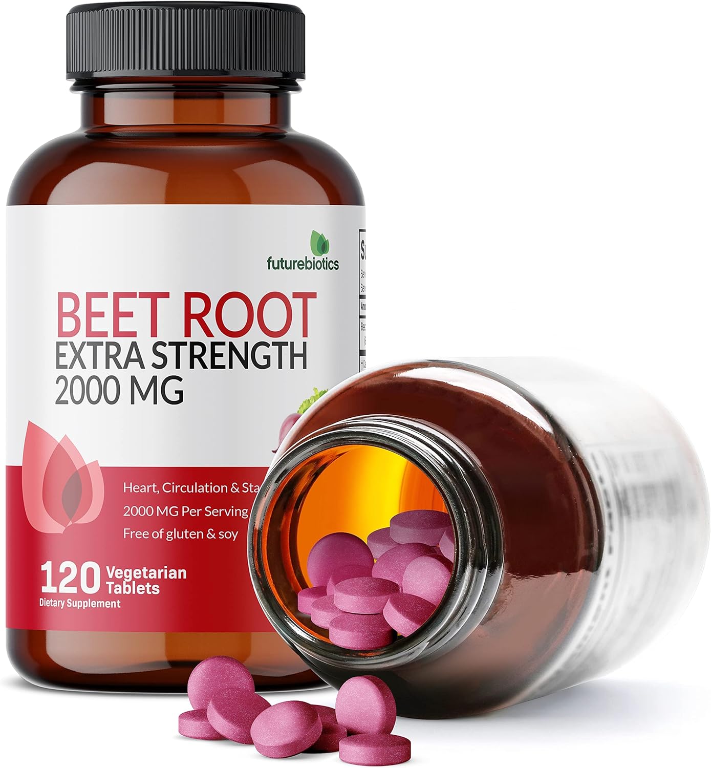 Futurebiotics Beet Root Extra Strength  -  120 Vegetarian Tablets