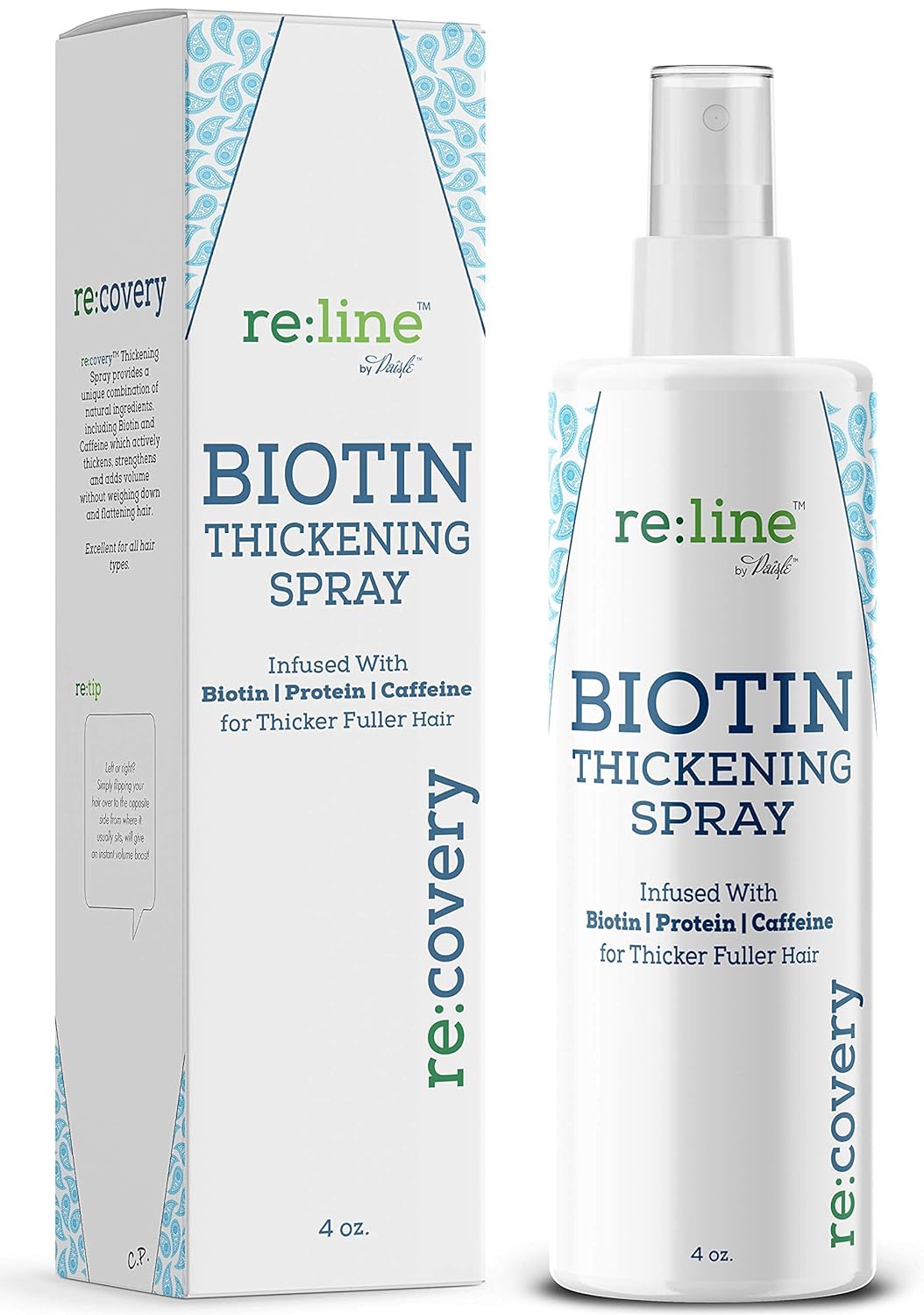 Biotin Hair Thickening Spray for Thin Hair Texturizing Spray Hair Loss Prevention