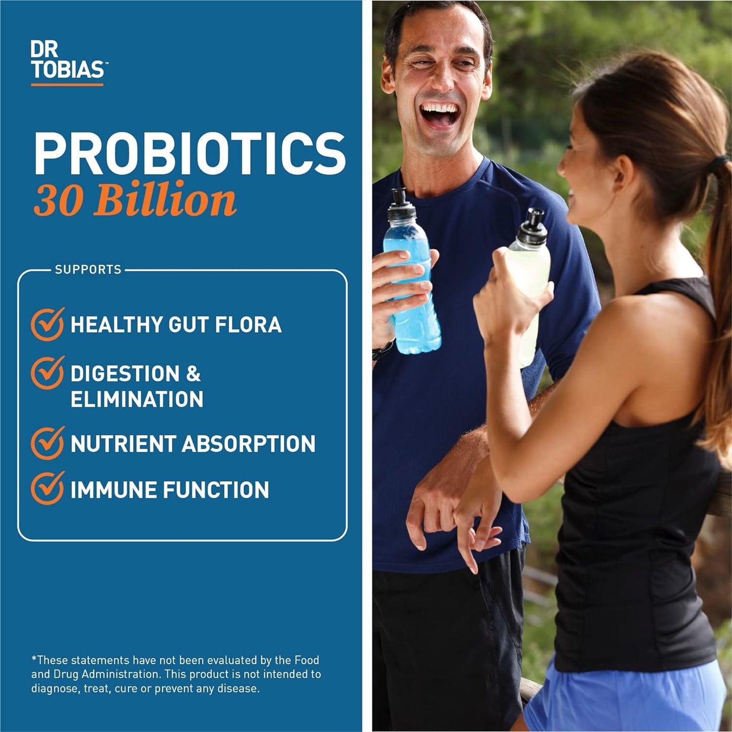 Dr. Tobias Probiotics 30 Billion  30 Capsules