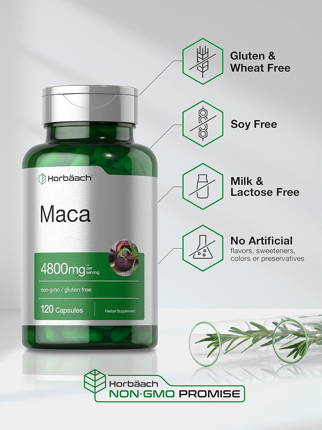 Maca Root  High Potency Extract for Men and Women 120 capsules