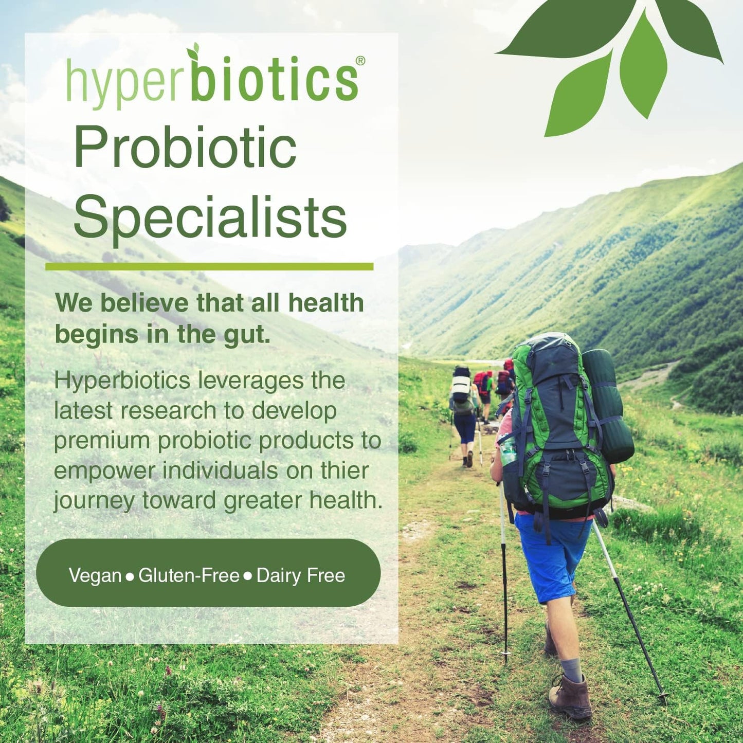 Hyperbiotics Pre Pro | Vegan Probiotics + Prebiotics 60 count