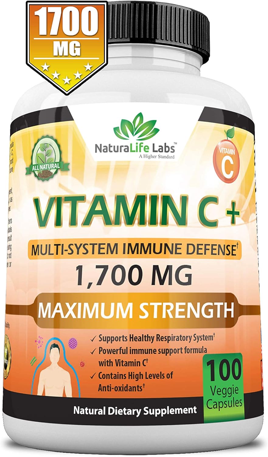 NaturaLife Labs A Higher Standard Vitamin C 100 Veggie Capsules