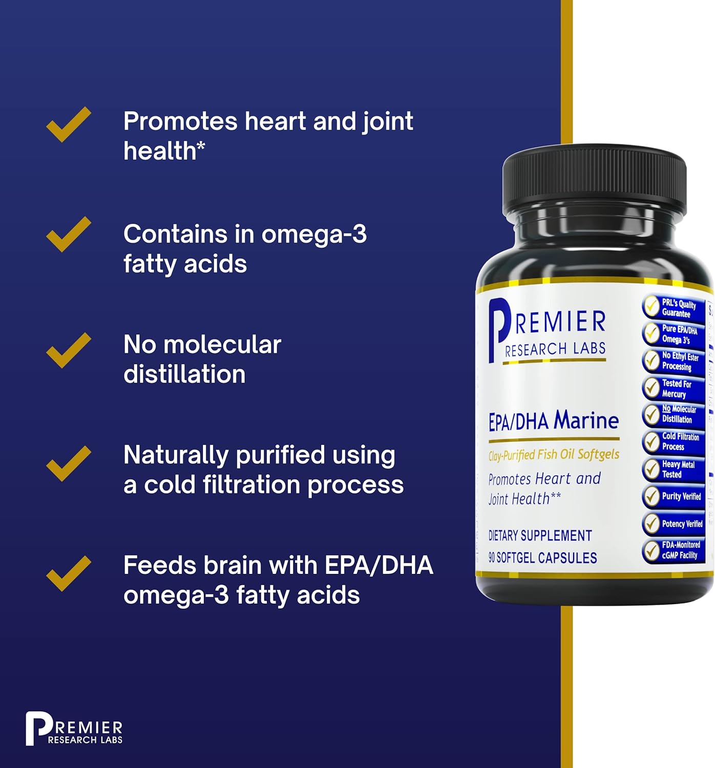 Premier Research Labs EPA DHA Marine - 90 Softgels