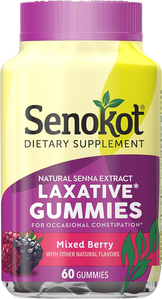 Senokot Dietary Supplement Laxative 60  Gummies