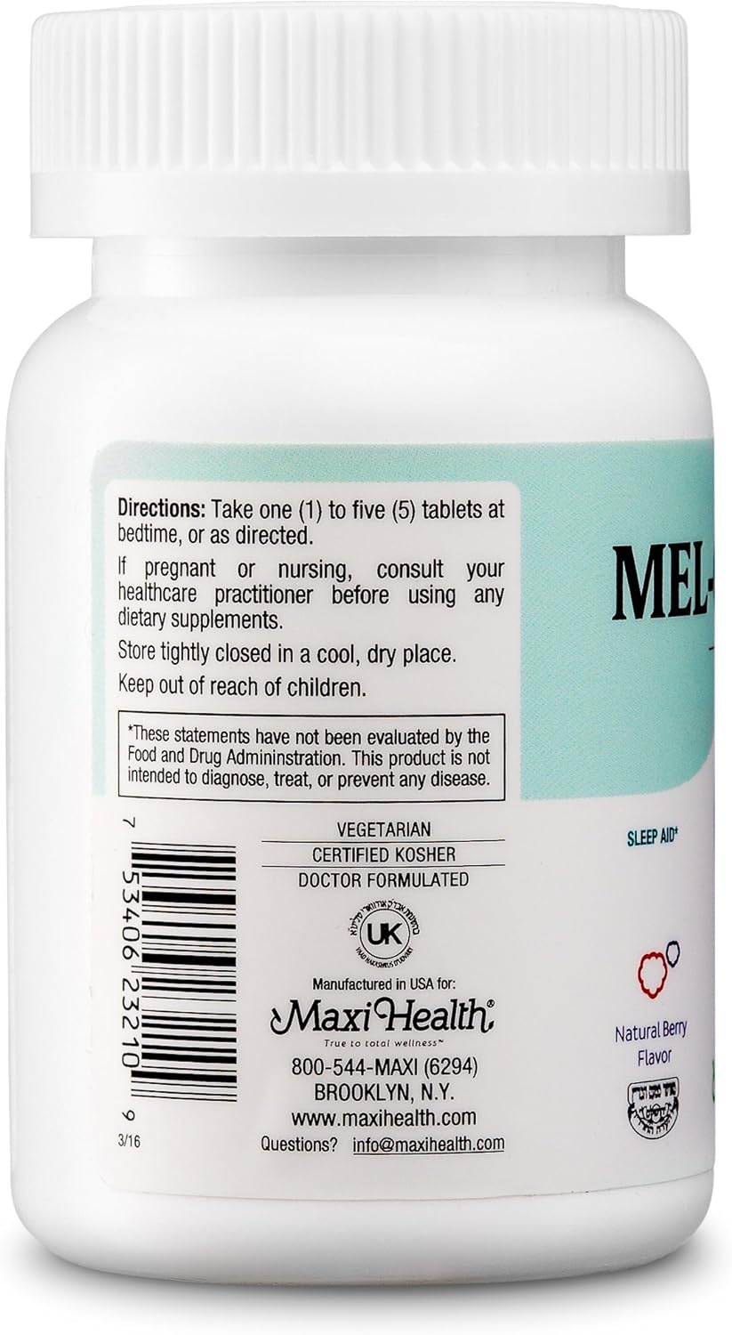 Maxi Health Mel-O-Chew Sleep Aid  1 mg - 100 Chewies