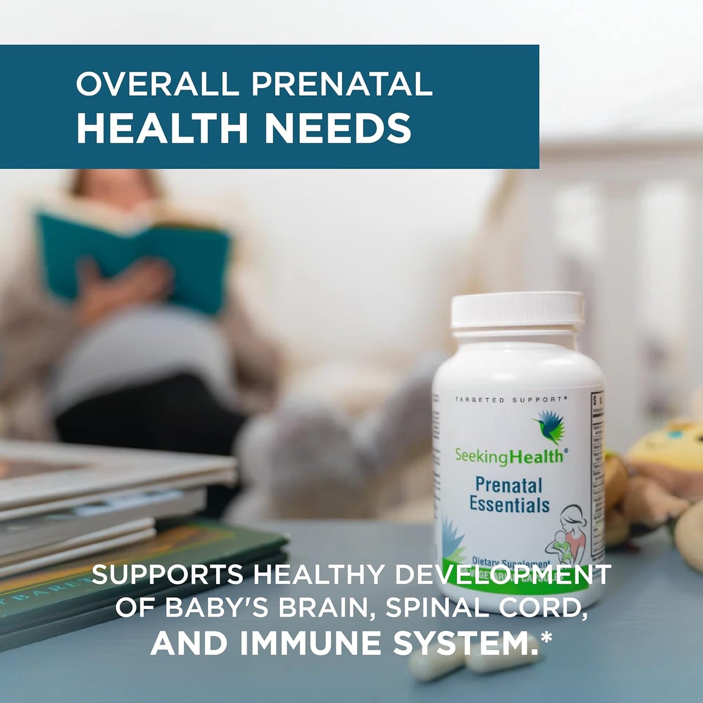 Seeking Health Prenatal Essentials - Brain Health Support Supplement- 60 Capsules