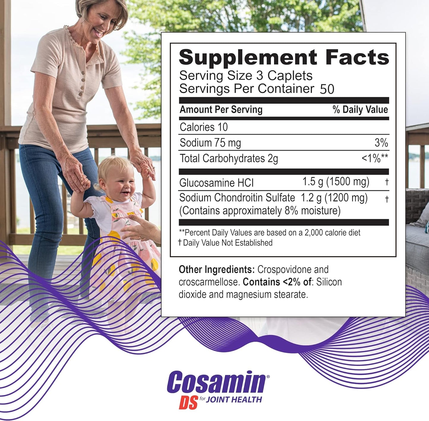 Cosamin DS, 1 Researched Glucosamine & Chondroitin Joint Health Supplement, 150 Caplets