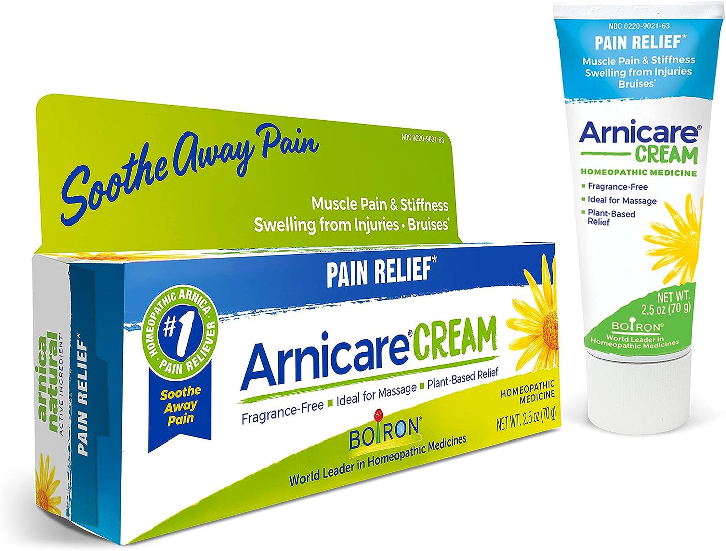 Boiron Arnicare Cream for Relief of Joint Pain 2.5 oz