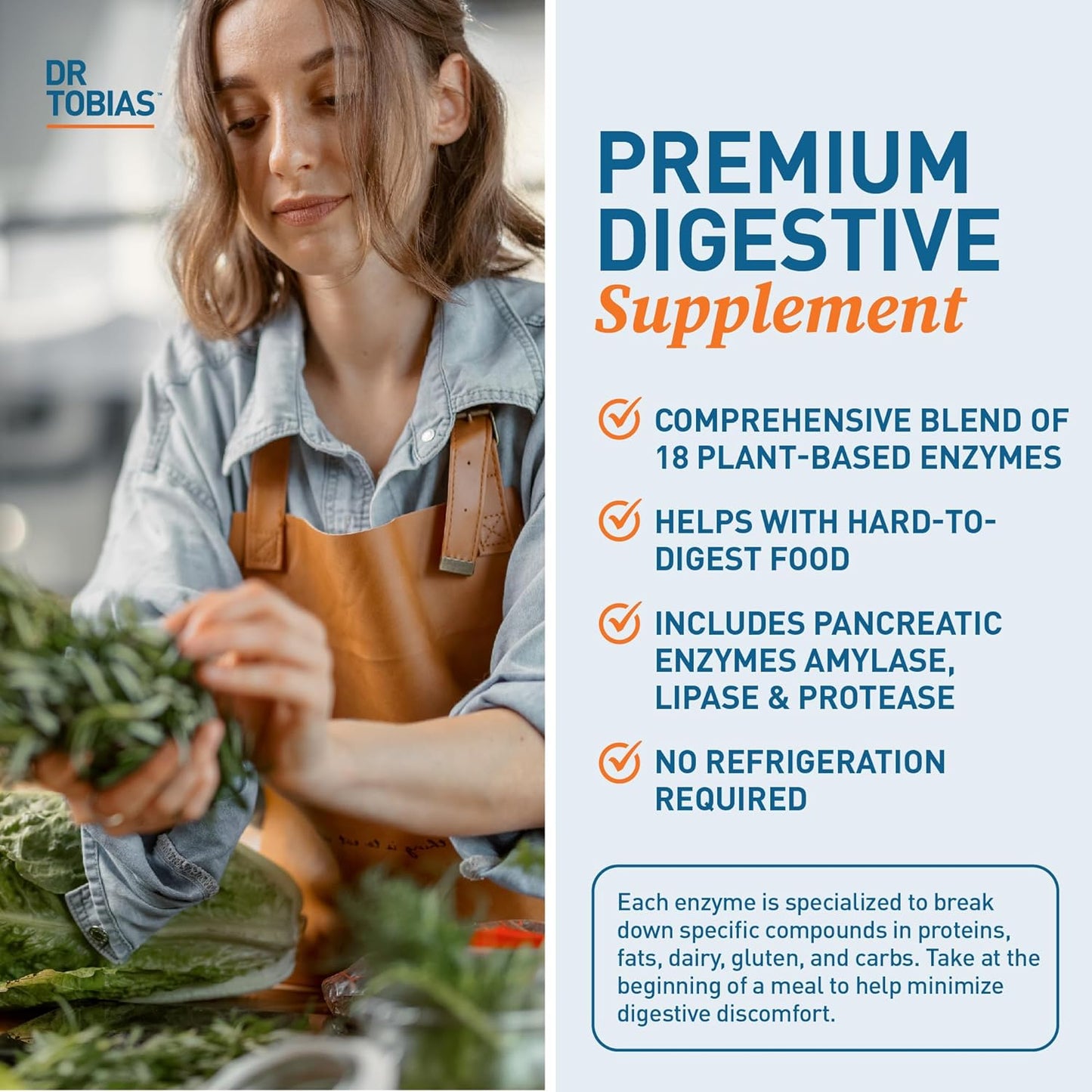 Dr. Tobias Digestive Enzymes 60 Capsules