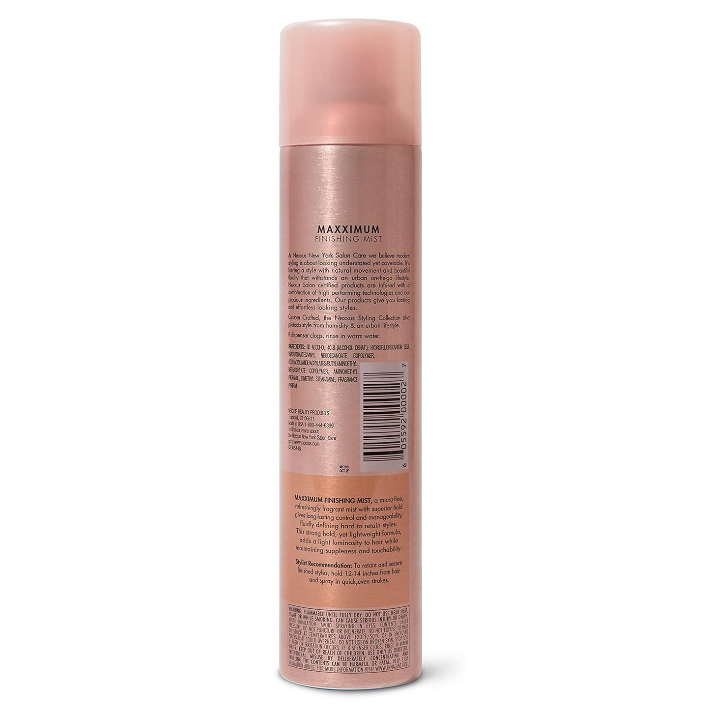 Nexxus Maximum Hold Finishing Hair Spray, for Control, Hold Hairspray