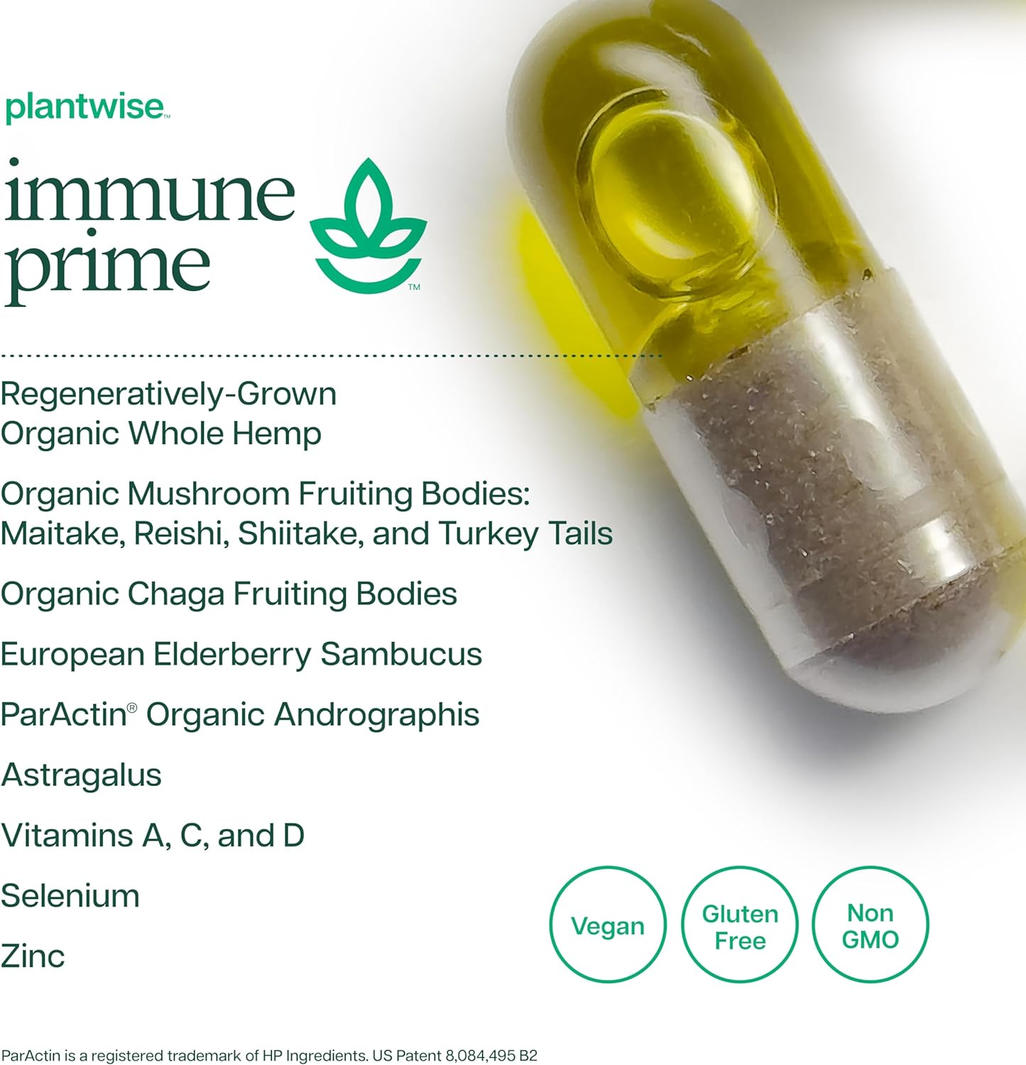 Plantwise Immune Prime Wellness Formula - 75 capsules