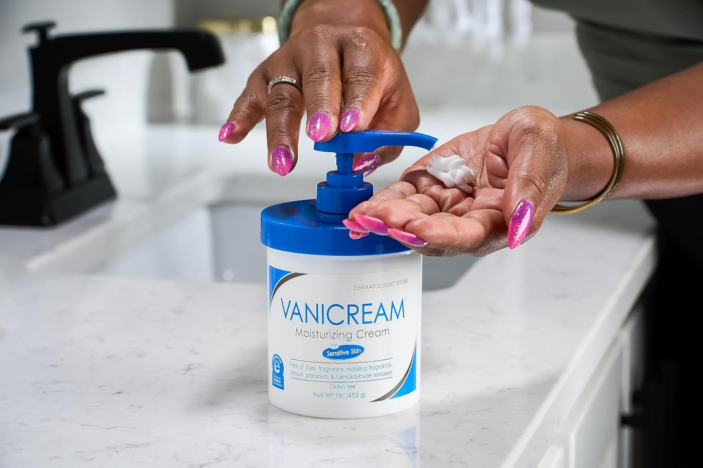 Vanicream Moisturizing Skin Cream with Pump Dispenser