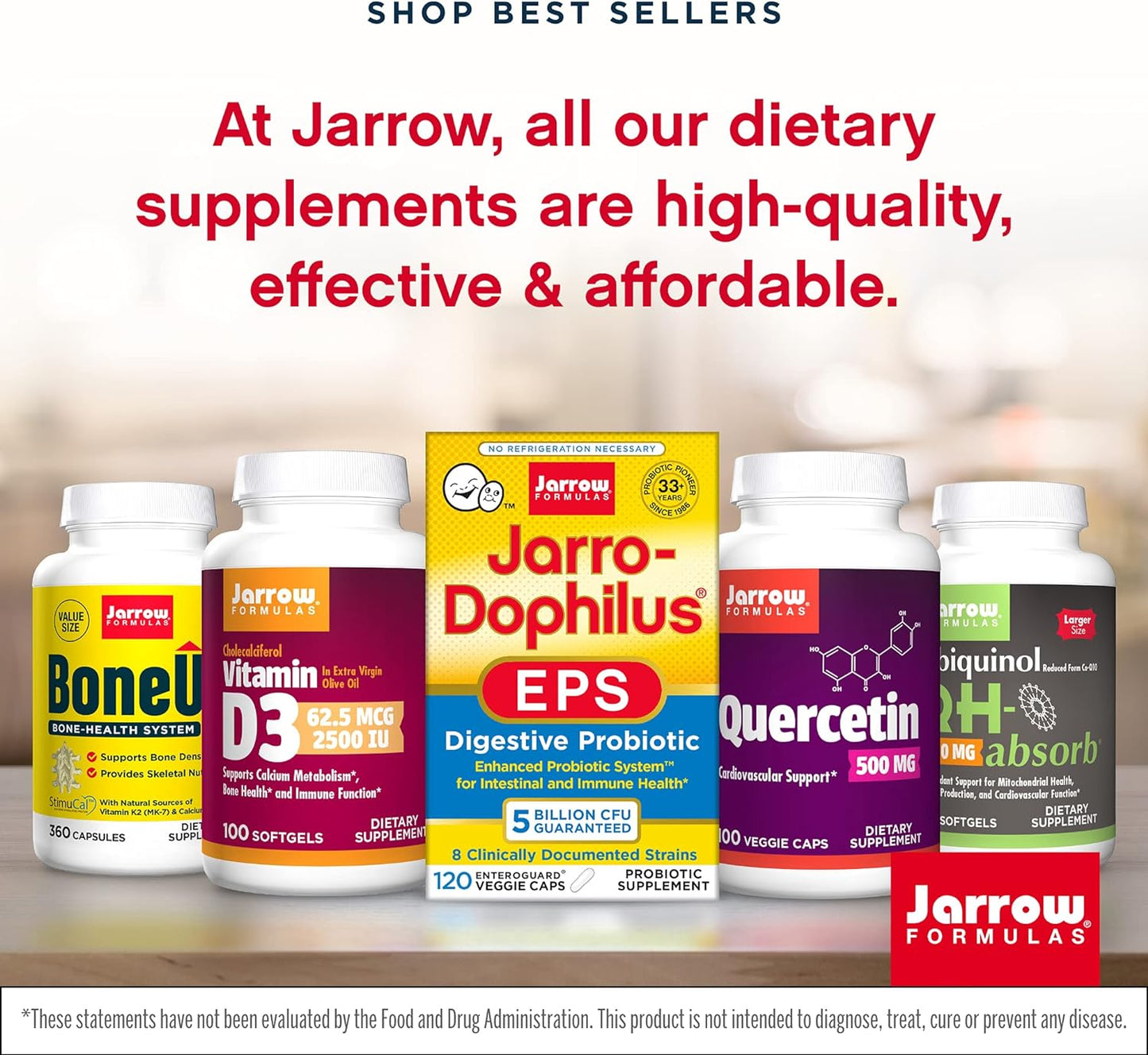 Jarrow Formulas Co-Q10 Antioxidant Support 60 Veggie Caps