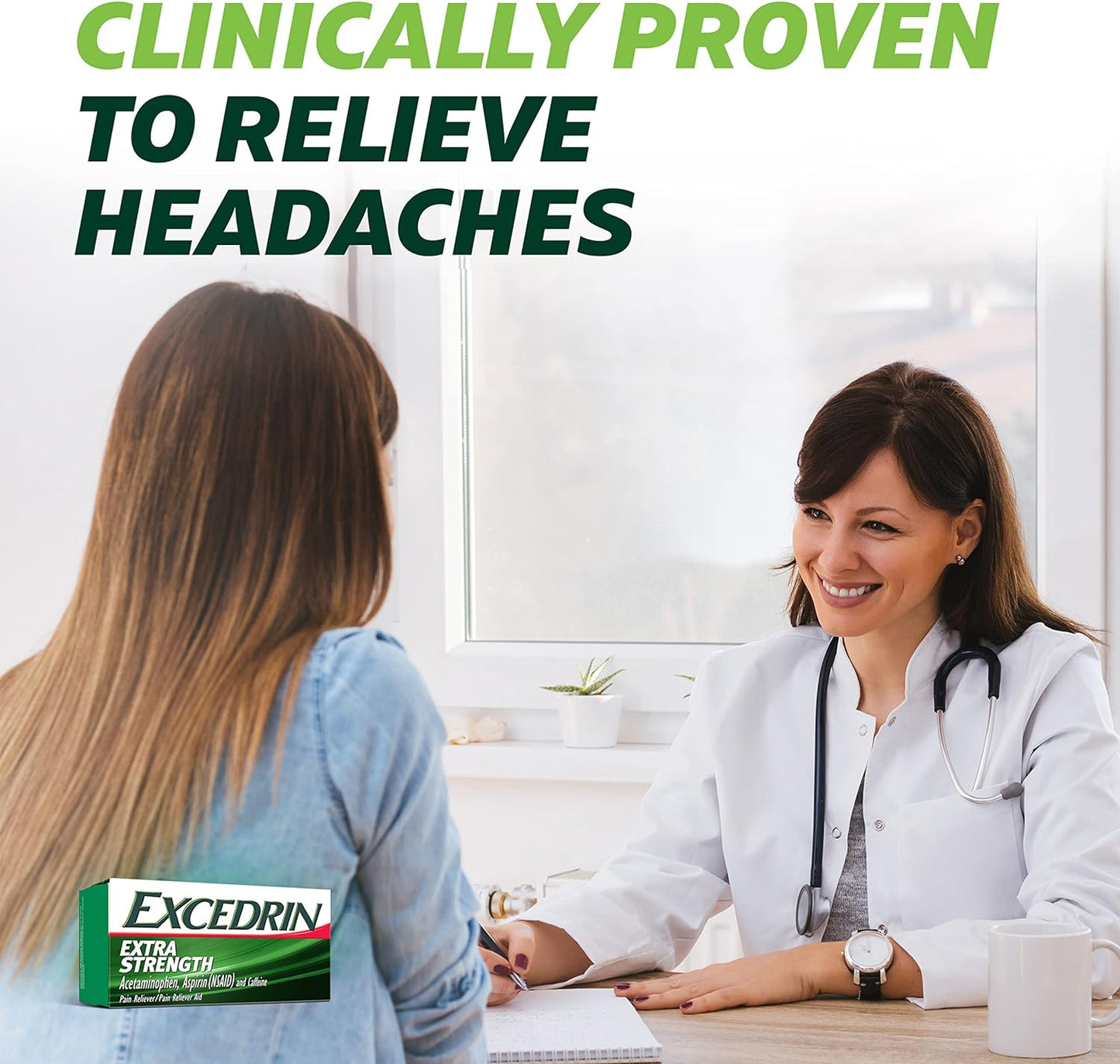 Excedrin Extra Strength Pain Relief Caplets For Headache Relief - 200 count