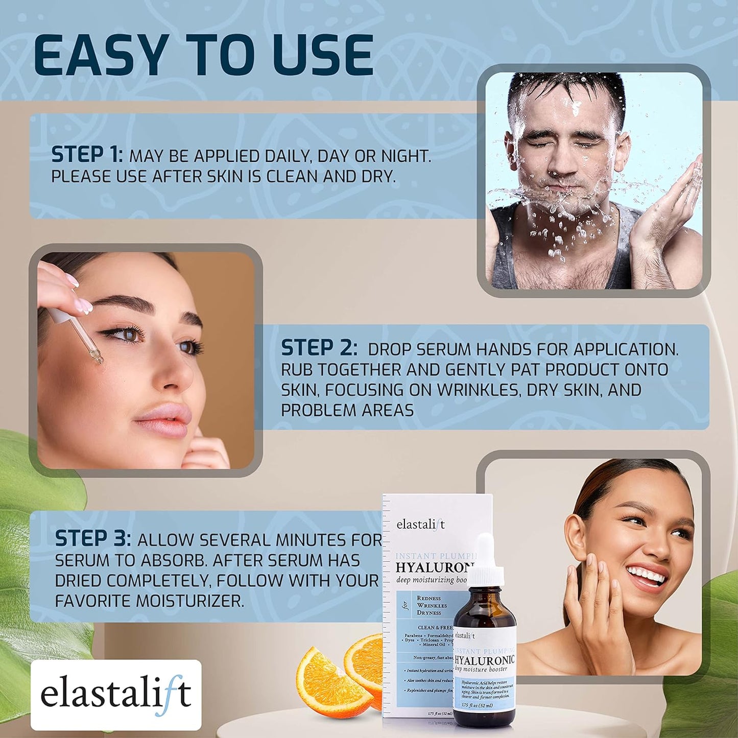 Elastalift Hyaluronic Acid Facial Serum