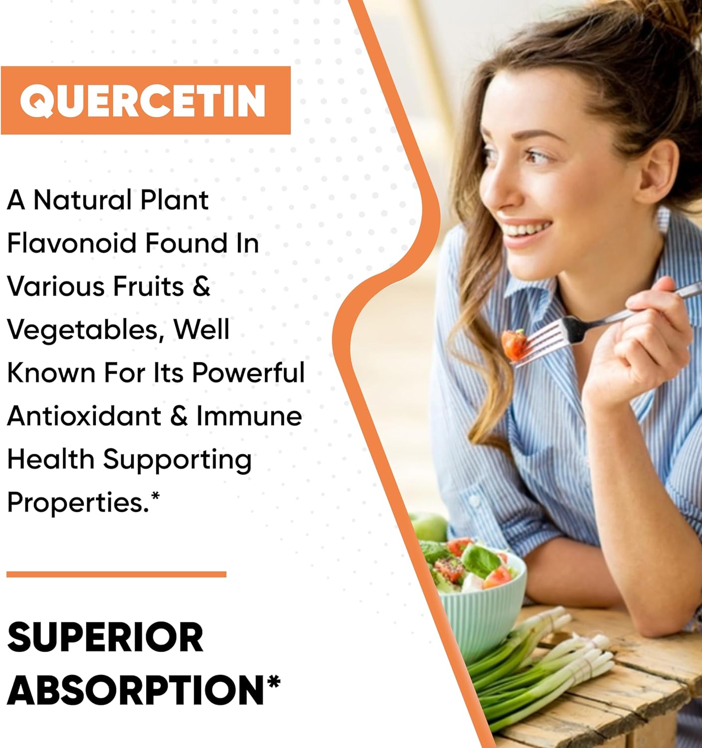 Sandhu's Quercetin 1000mg Per Serving 120 Count Vegetarian Capsules