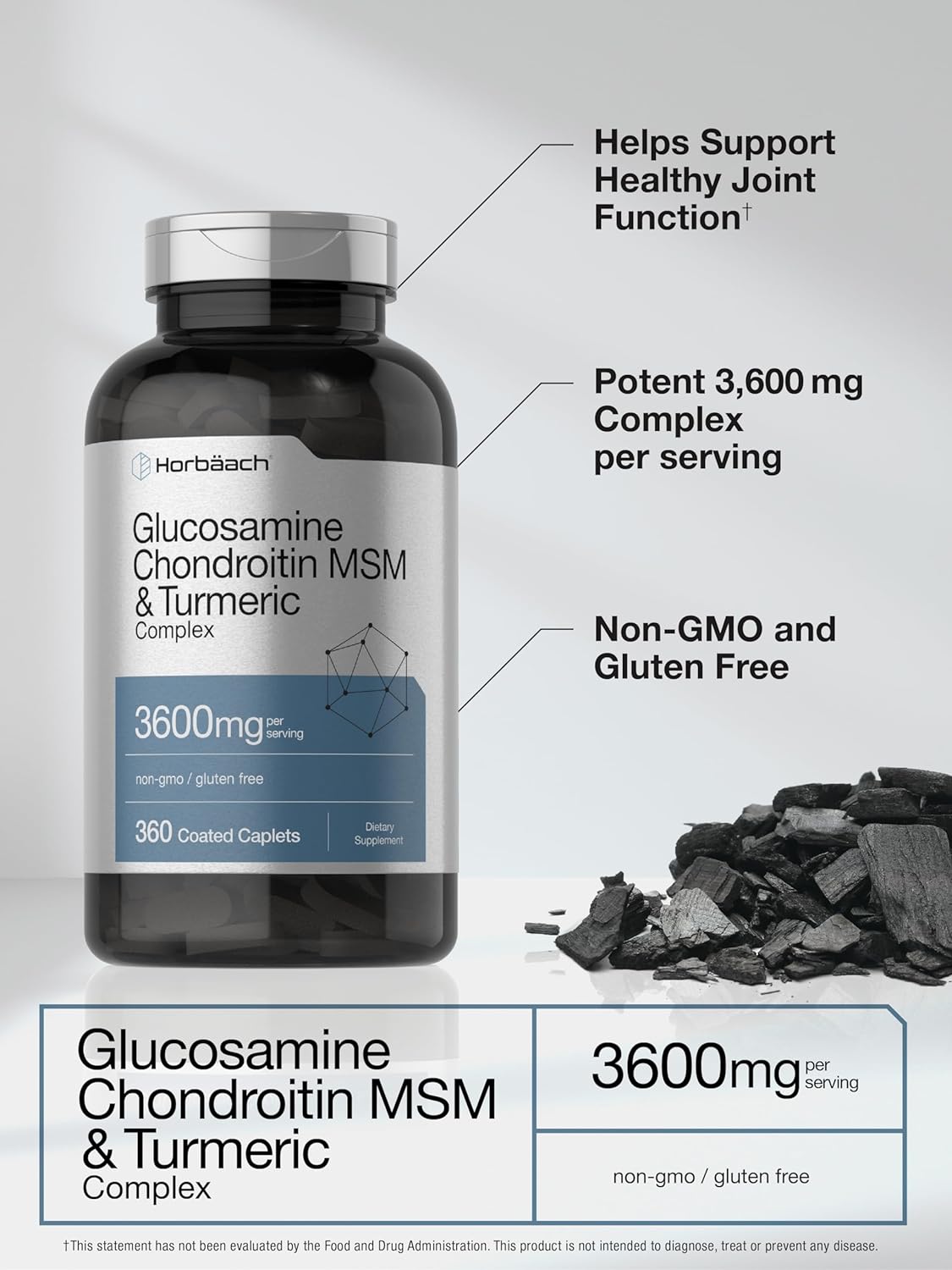 Glucosamine Chondroitin MSM  & Turmeric 360 Caplets