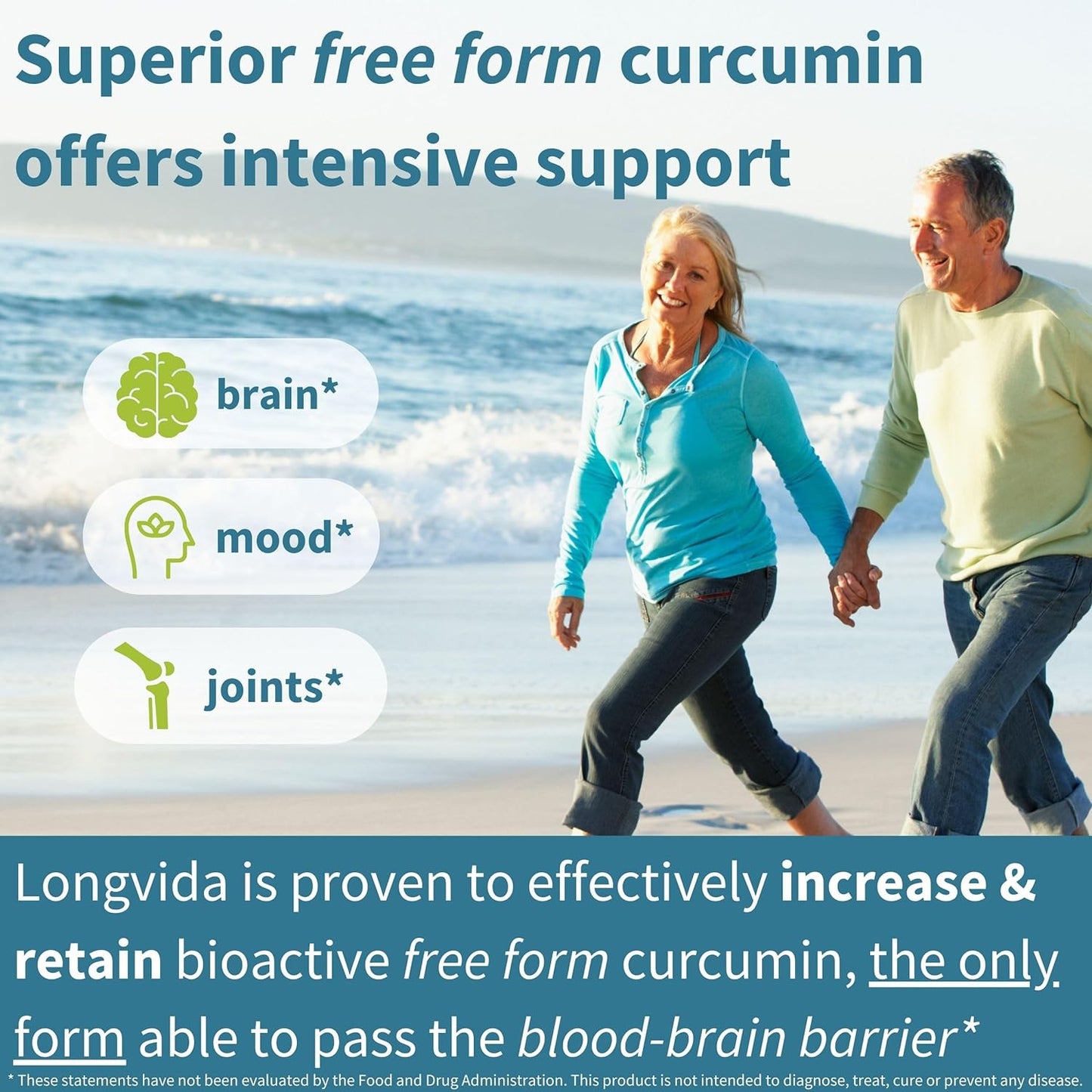 Longvida Lipidated Curcumin 500mg Ultra Bioavailable & Sustained Action,30 Capsules