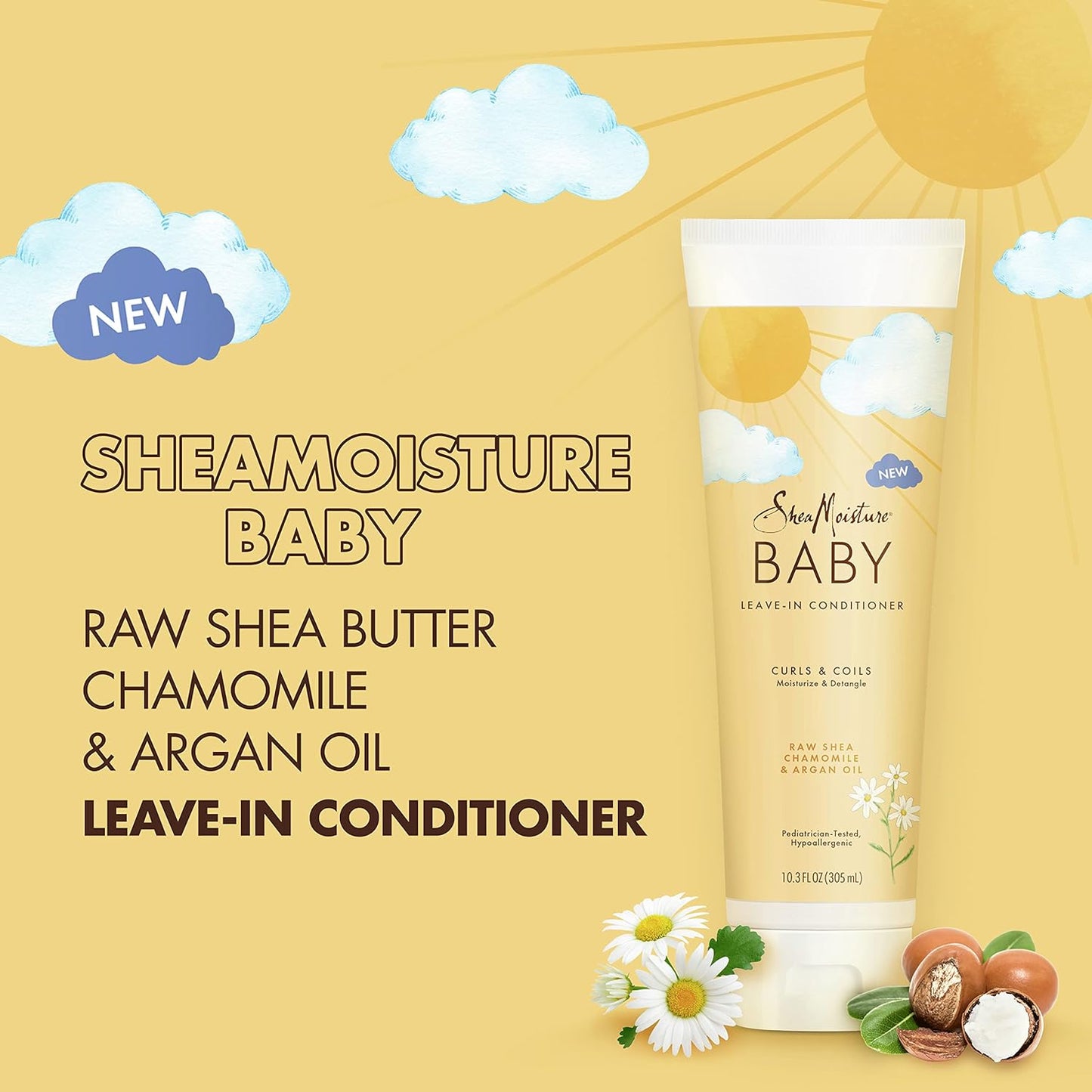 SheaMoisture Baby Leave-In Conditioner for Curly Hair Raw Shea