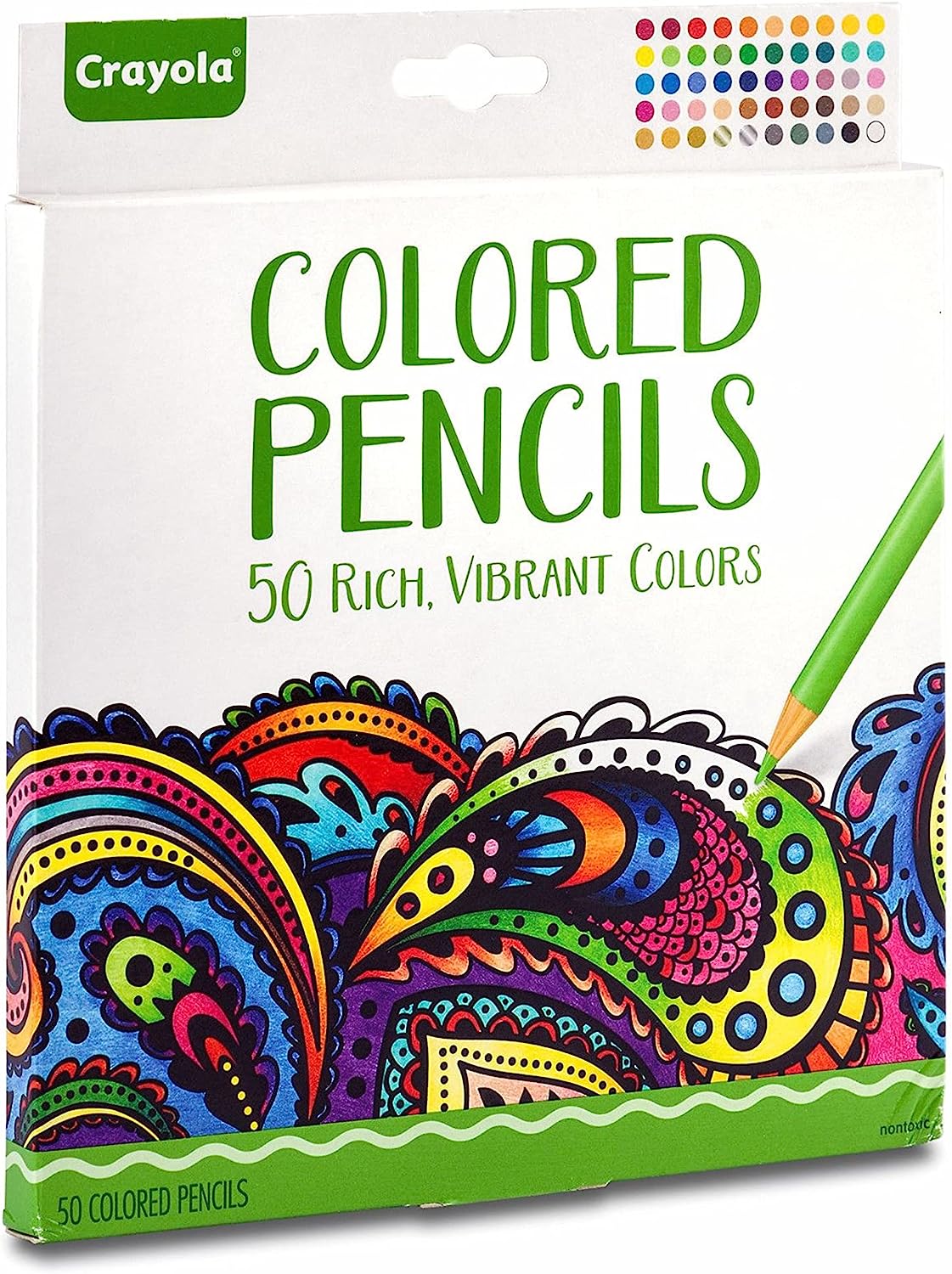 Crayola Colored Pencils For Adults (50 Count),