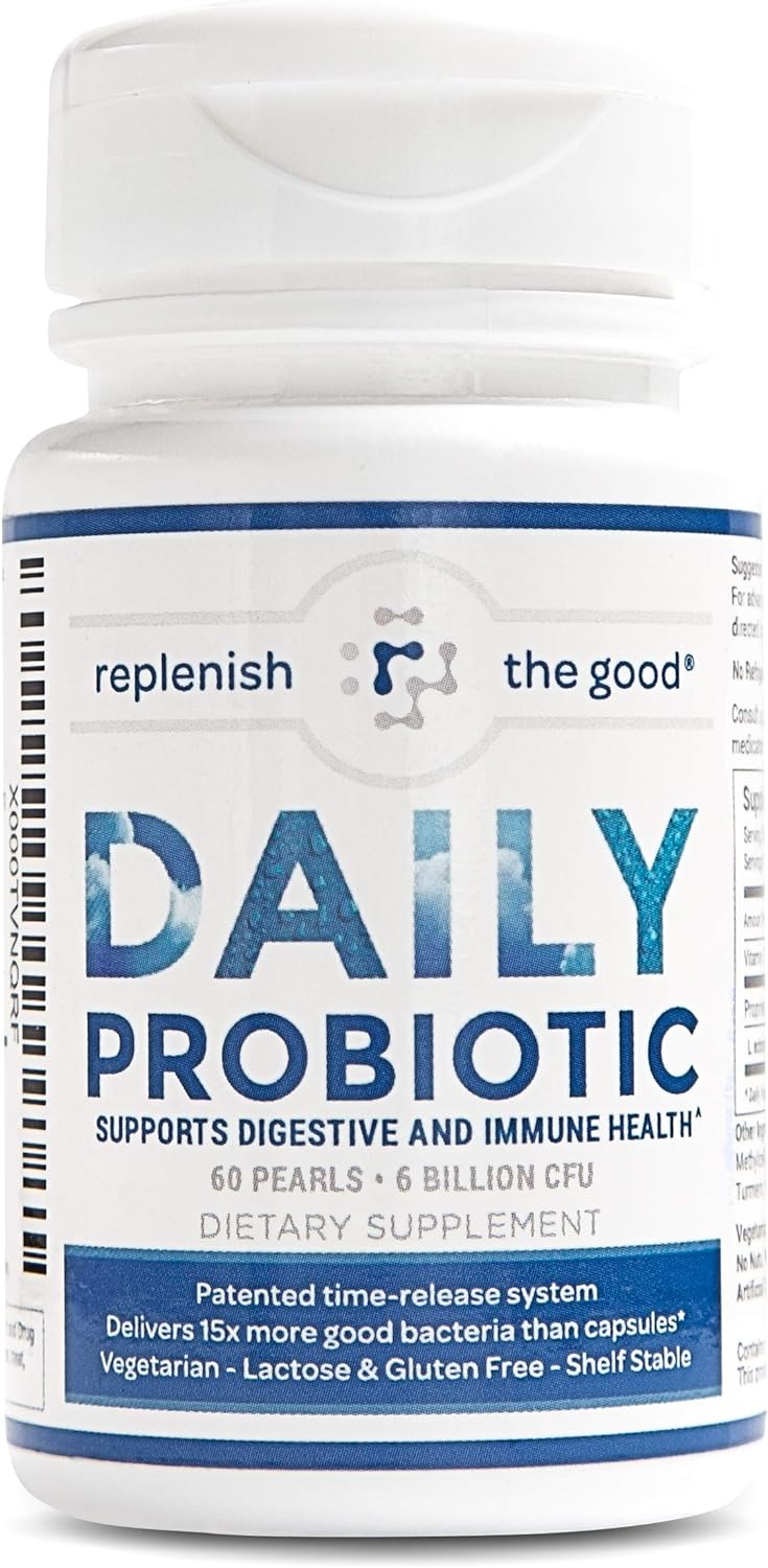 Replenish the Good Daily Adults’ Probiotic | Vegan Supplement 60 count