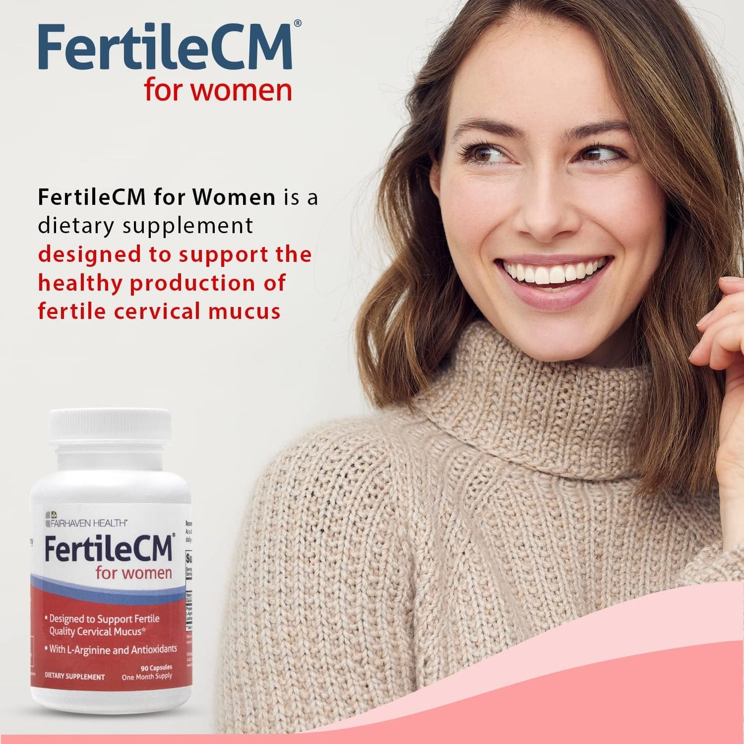 Fairhaven Health FertileCM Fertility Supplement For Women 90 Capsules